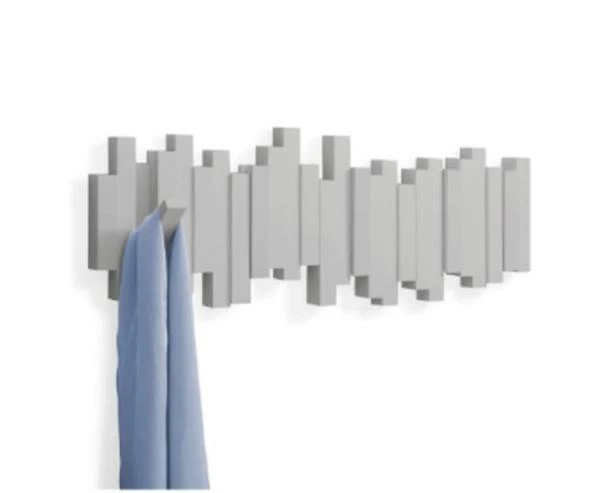 Umbra Umbra Multi Hook - Grey 3 Umbra Umbra Multi Hook - Grey