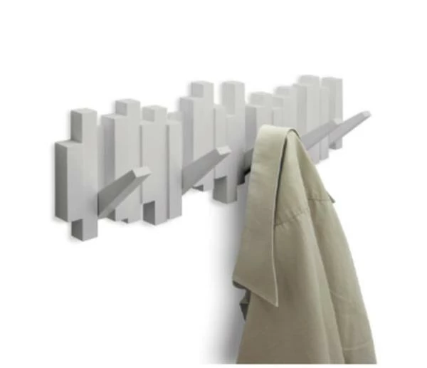 Umbra Umbra Multi Hook - Grey 4 Umbra Umbra Multi Hook - Grey