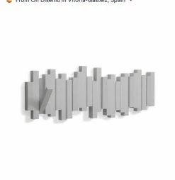 Umbra Umbra Multi Hook - Grey 7 Umbra Umbra Multi Hook - Grey