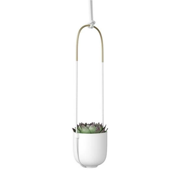 Umbra Bolo Hanging Planter White 3 Umbra Bolo Hanging Planter White