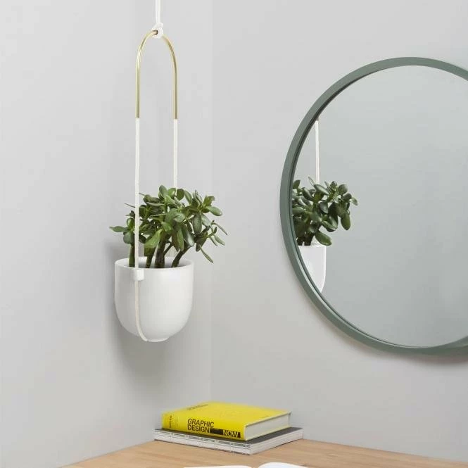 Umbra Blumenampel Bolo Weiss 3 Umbra Blumenampel Bolo Weiss