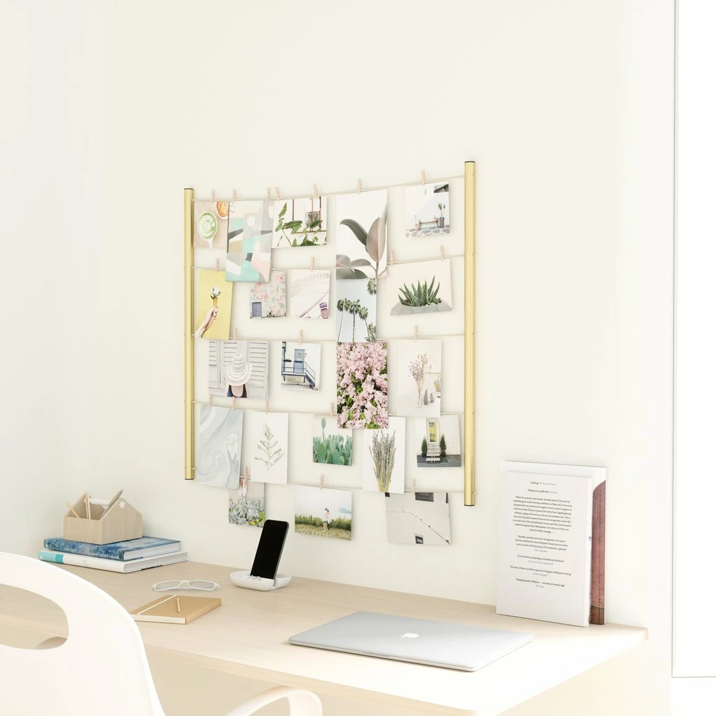 Umbra Matte Brass Hangit Photo Display 8 Umbra Matte Brass Hangit Photo Display