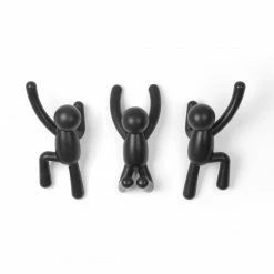 Umbra Set of 3 Black Buddy Hooks 11 Umbra Set of 3 Black Buddy Hooks