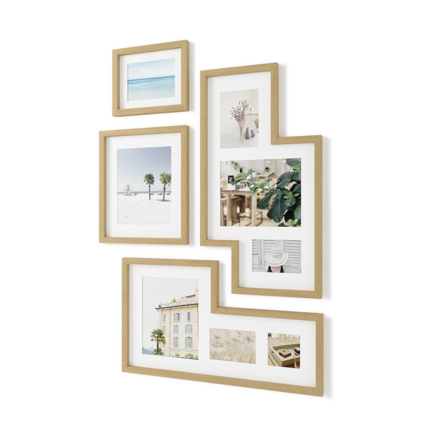 Umbra Mingle Set of 4 Multi Picture Wall Frames Natural 8 Umbra Mingle Set of 4 Multi Picture Wall Frames Natural