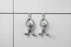 Umbra Buddy Cabinet Hooks Grey 6 Umbra Buddy Cabinet Hooks Grey