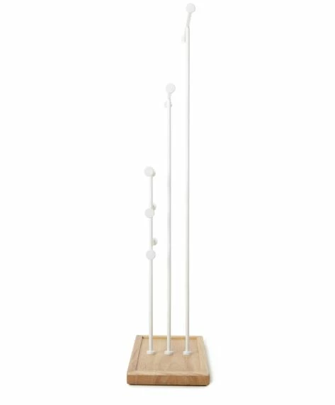 Umbra Trigem 5 Tier Jewelry Stand White/Natural 6 Umbra Trigem 5 Tier Jewelry Stand White/Natural