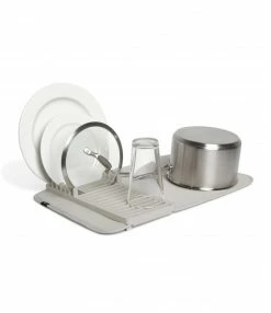 Umbra Mini Light Grey Microfibre UDry Dish Rack