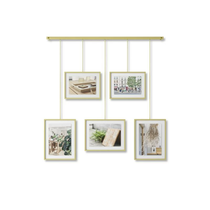 Umbra Exhibit Photo Display Brass 3 Umbra Exhibit Photo Display Brass
