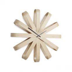 Umbra Wood Ribbon Wall Clock