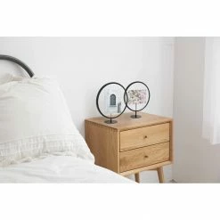 Umbra Infinity Round Black Picture Frame 5" x 7" 8 Umbra Infinity Round Black Picture Frame 5