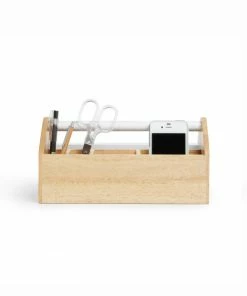 Umbra White and Natural Toto Medium Storage Box 11 Umbra White and Natural Toto Medium Storage Box