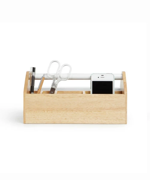 Umbra White and Natural Toto Medium Storage Box 7 Umbra White and Natural Toto Medium Storage Box