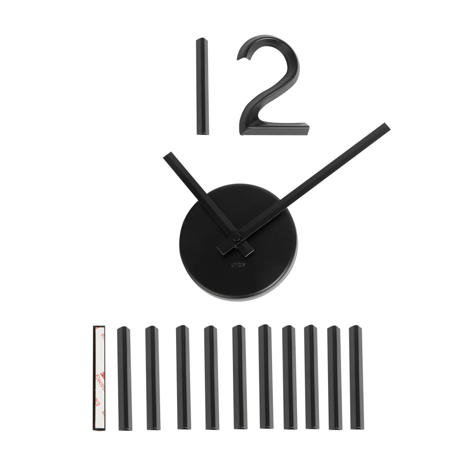 Umbra Black Blink Wall Clock 5 Umbra Black Blink Wall Clock
