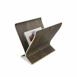 Umbra Walnut Arling Magazine Rack/Record Holder