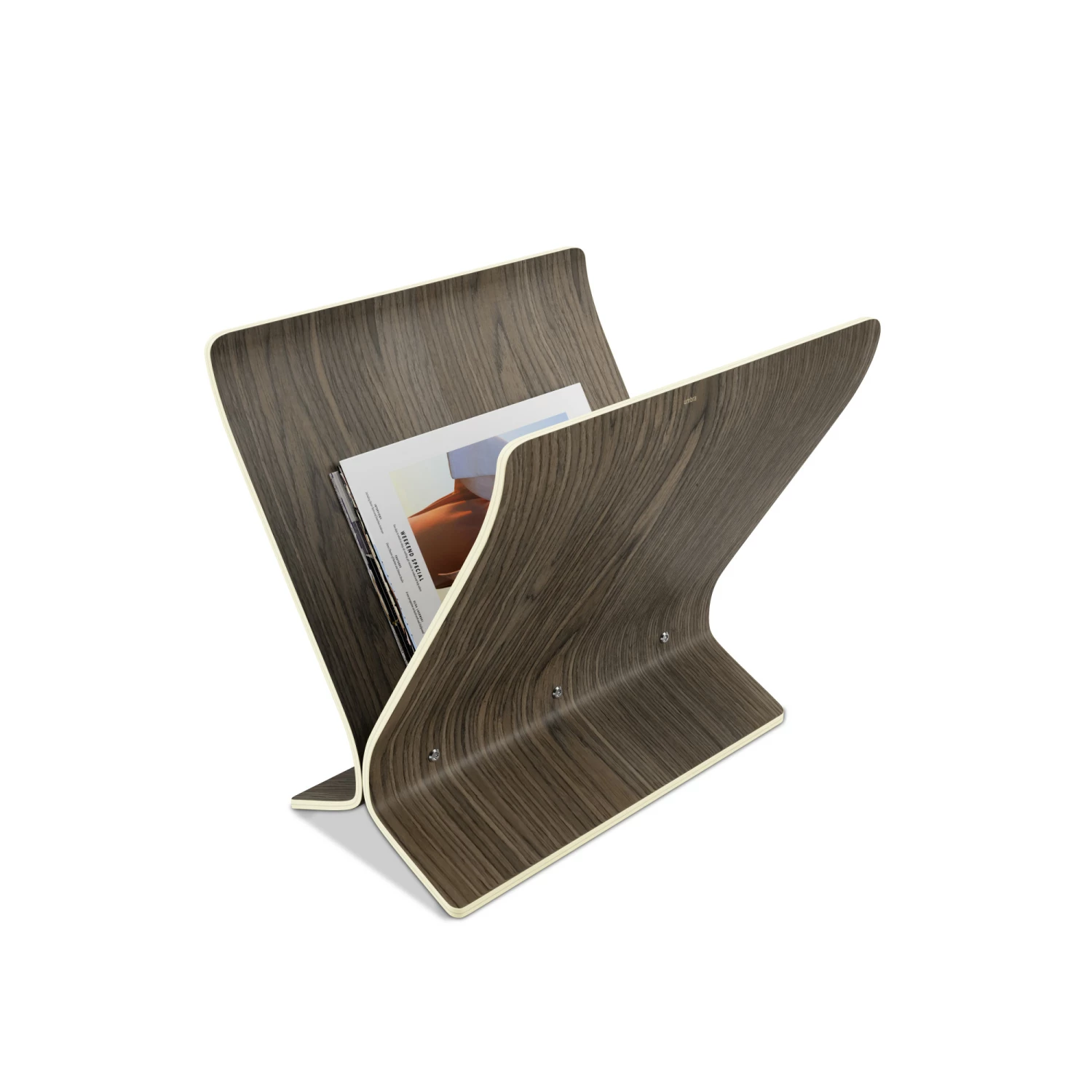 Umbra Walnut Arling Magazine Rack/Record Holder 3 Umbra Walnut Arling Magazine Rack/Record Holder