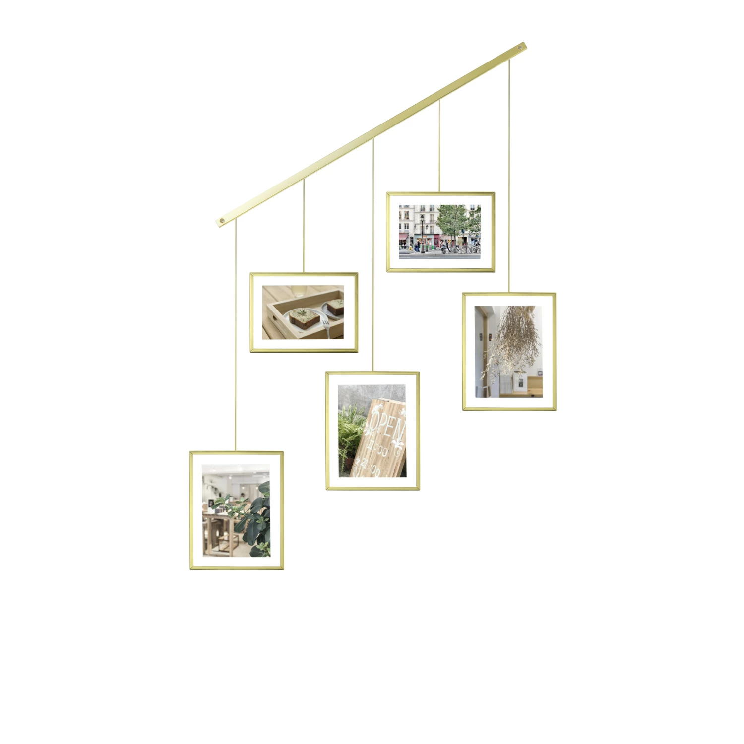 Umbra Brass Exhibit Adjustable Multi Photo Display Frame 5 Umbra Brass Exhibit Adjustable Multi Photo Display Frame