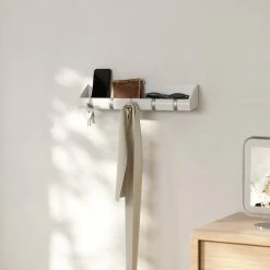 Umbra Large White Cubby Hallway Organizer 13 Umbra Large White Cubby Hallway Organizer