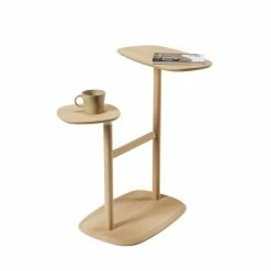 Umbra Natural Beech Wood Swivo Side Table