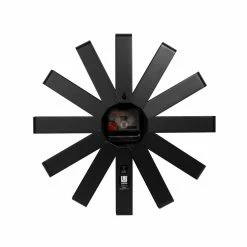 Umbra Black Ribbon Wall Clock 8 Umbra Black Ribbon Wall Clock