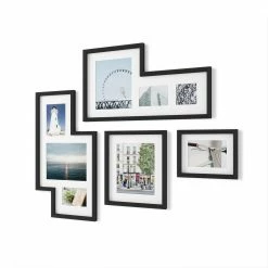 Umbra Mingle Set of 4 Black Gallery Picture Frames 13 Umbra Mingle Set of 4 Black Gallery Picture Frames