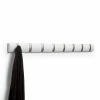 Umbra White Flip 5 Coat Hook 2 Umbra White Flip 5 Coat Hook
