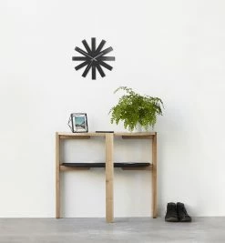 Umbra Black Ribbon Wall Clock