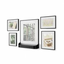 Umbra Set of 5 Black Matinee Gallery Picture Frames