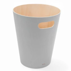 Umbra Grey Woodrow Trash Can 9 Umbra Grey Woodrow Trash Can