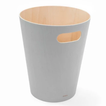 Umbra Grey Woodrow Trash Can 5 Umbra Grey Woodrow Trash Can