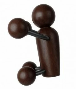 Umbra Patère Woody Noir/Noyer 13 Umbra Patère Woody Noir/Noyer