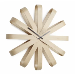 Umbra Natural Ribbonwood Wall Clock 3 Umbra Natural Ribbonwood Wall Clock