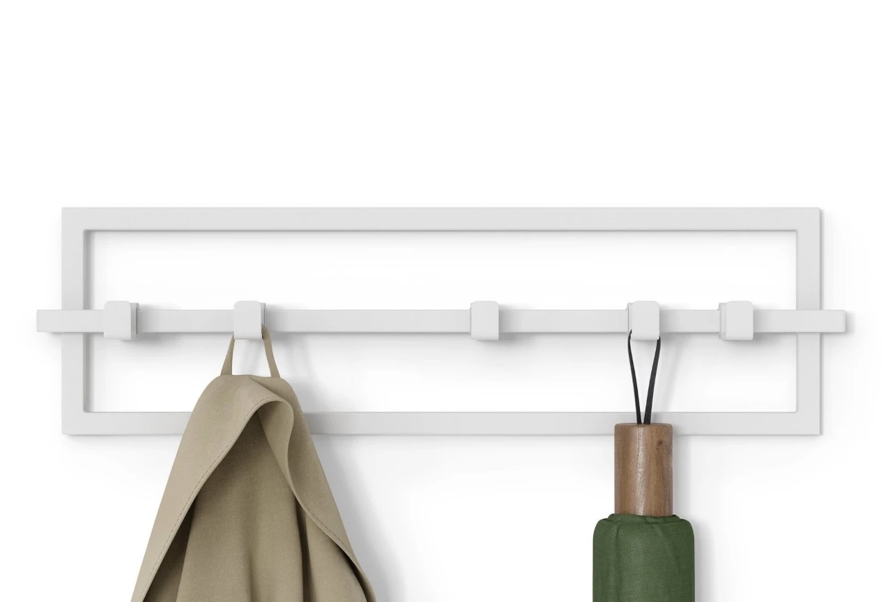 Umbra White Cubiko Multi Hook 5 Umbra White Cubiko Multi Hook