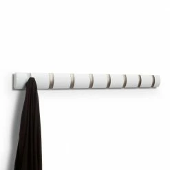 Umbra White Flip 8 Coat Hooks 9 Umbra White Flip 8 Coat Hooks
