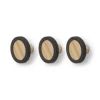 Umbra Set of 3 Black and Natural Hub Wall Hook 2 Umbra Set of 3 Black and Natural Hub Wall Hook