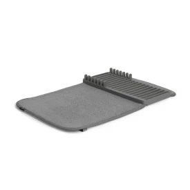 Umbra Mini Charcoal Grey Microfibre UDry Dish Rack 3 Umbra Mini Charcoal Grey Microfibre UDry Dish Rack