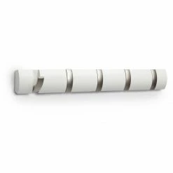Umbra White Flip 5 Coat Hook 7 Umbra White Flip 5 Coat Hook