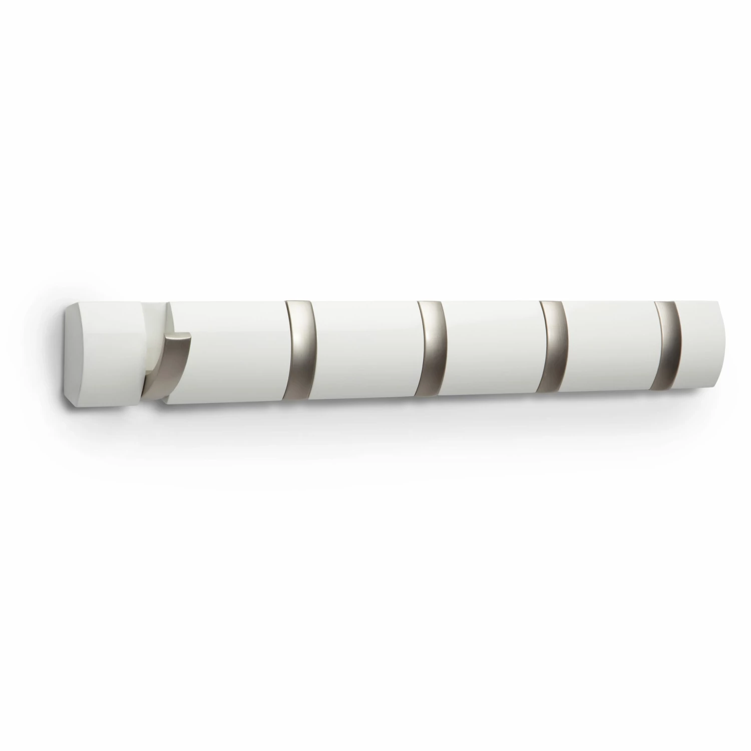 Umbra White Flip 5 Coat Hook 5 Umbra White Flip 5 Coat Hook