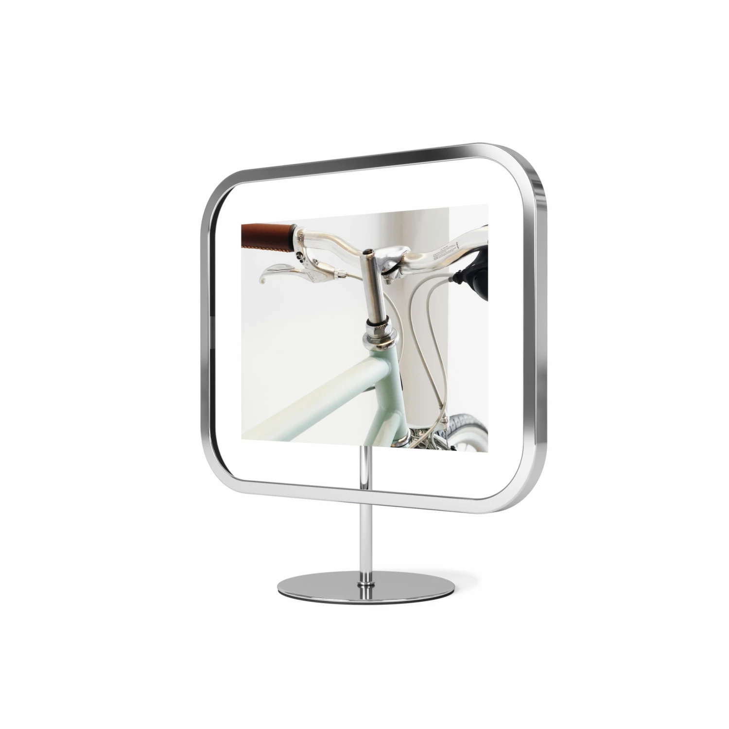 Umbra Chrome Infinity Sqround Photo Frame 5" x 7" 4 Umbra Chrome Infinity Sqround Photo Frame 5" x 7"