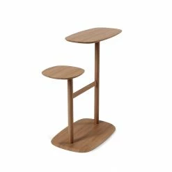 Umbra Light Walnut Swivo Side Table