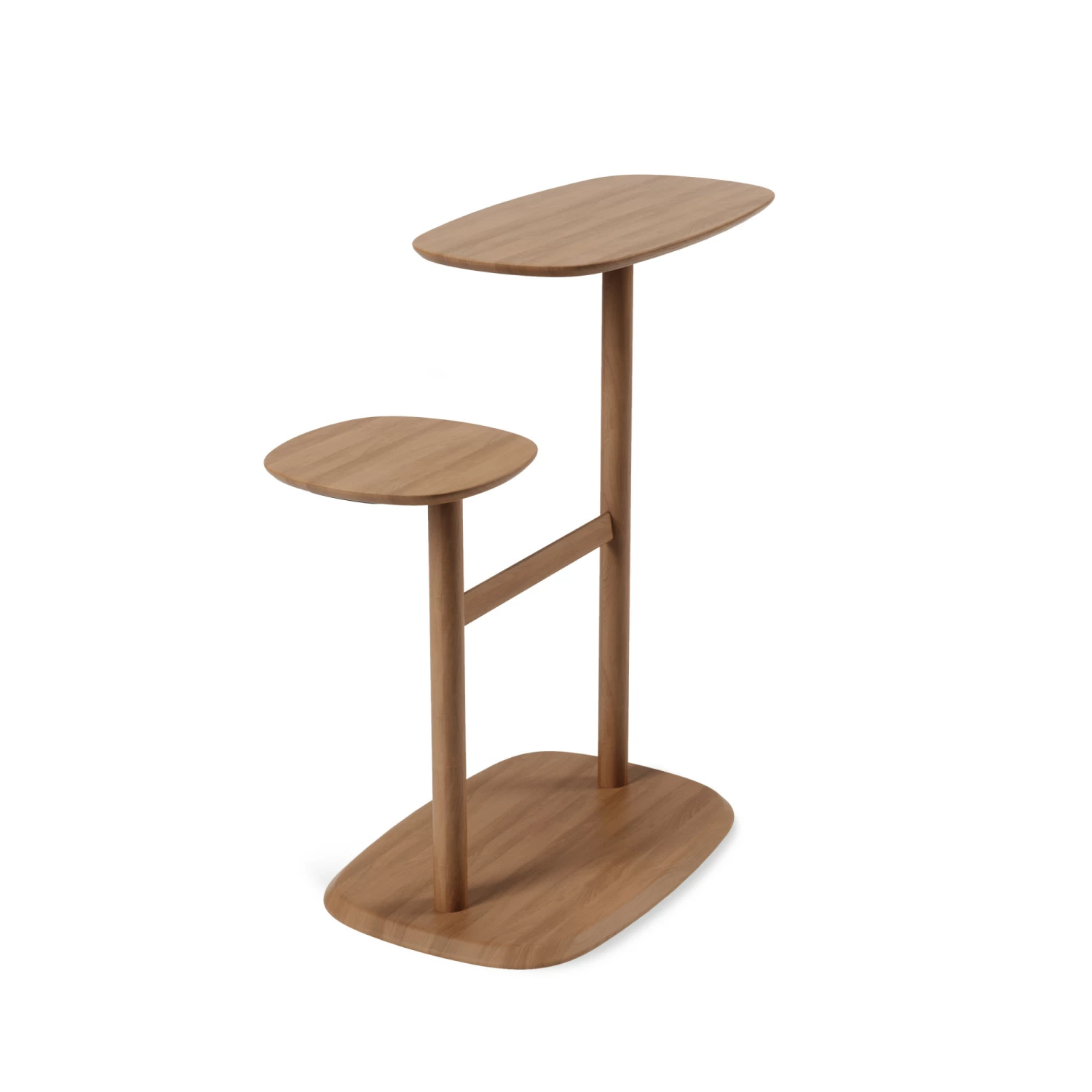Umbra Light Walnut Swivo Side Table 4 Umbra Light Walnut Swivo Side Table