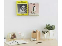 Umbra White & Brass Set Of 2 Trigg Desk Set 9 Umbra White & Brass Set Of 2 Trigg Desk Set