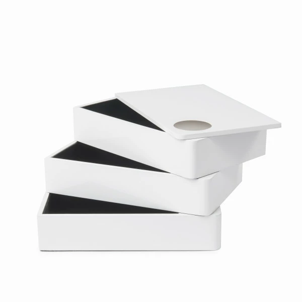 Umbra White Spindle Jewelry Box 6 Umbra White Spindle Jewelry Box