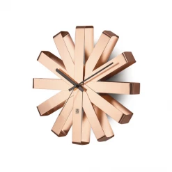 Umbra Copper Ribbon Wall Clock