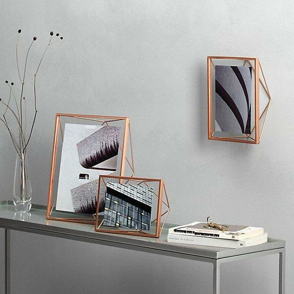 Umbra 4" x 6" Copper Prisma Photo Frame 4 Umbra 4" x 6" Copper Prisma Photo Frame