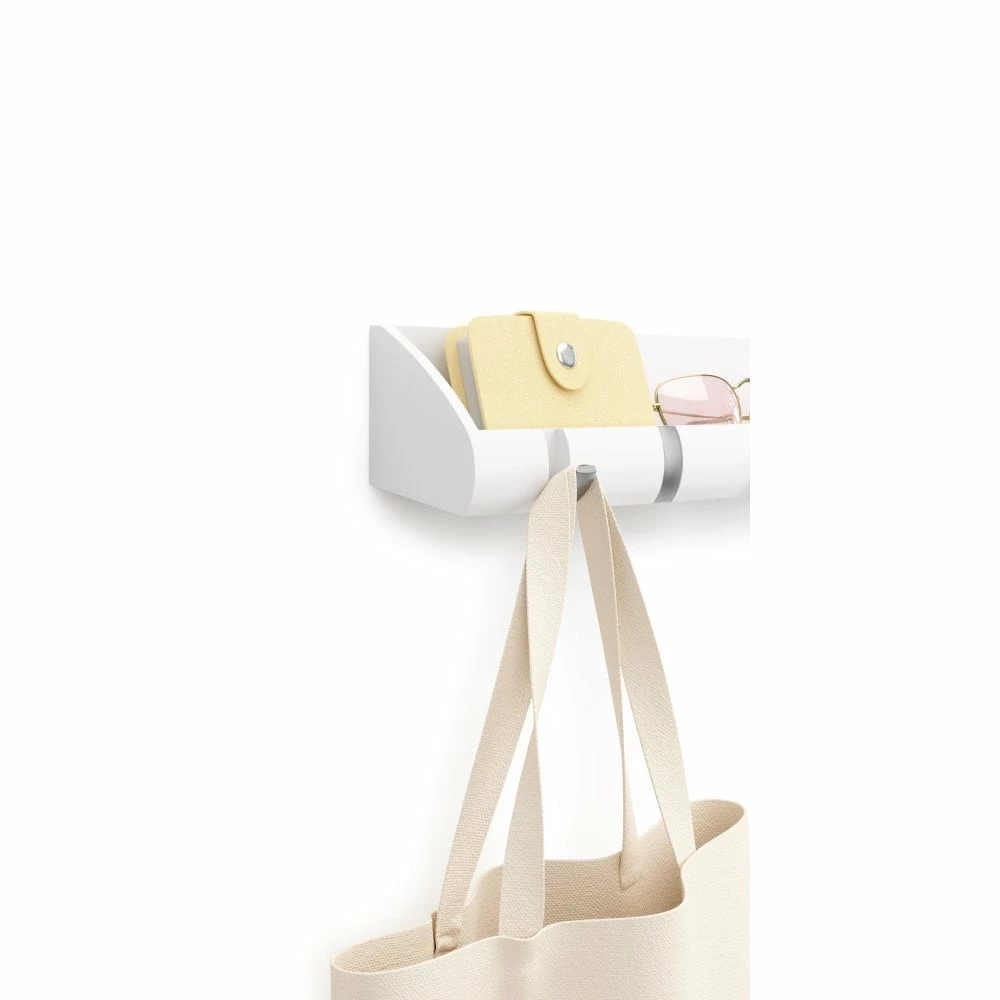 Umbra Large White Cubby Hallway Organizer 9 Umbra Large White Cubby Hallway Organizer