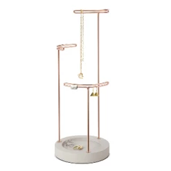 Umbra Tesora Jewelry Stand Copper Grey