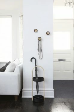 Umbra Set of 3 Black and Natural Hub Wall Hook 7 Umbra Set of 3 Black and Natural Hub Wall Hook