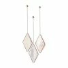 Umbra Set of 3 Copper Dima Wall Mirrors 1 Umbra Set of 3 Copper Dima Wall Mirrors