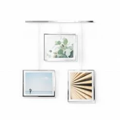 Umbra Chrome Exhibit 3OP Photo Display Multi Frame