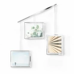 Umbra Chrome Exhibit 3OP Photo Display Multi Frame 10 Umbra Chrome Exhibit 3OP Photo Display Multi Frame